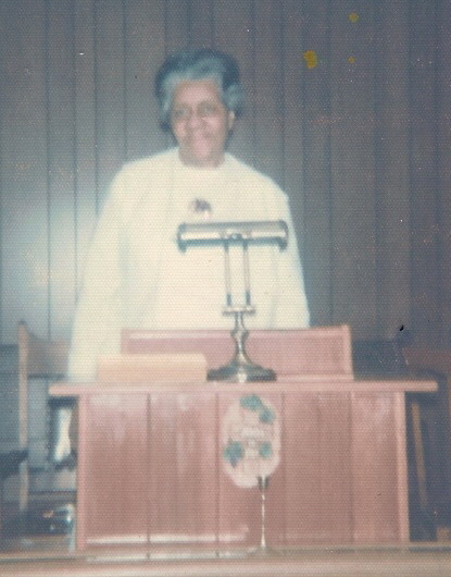 Apostle Karon's mom, Mother Ernestine Williams